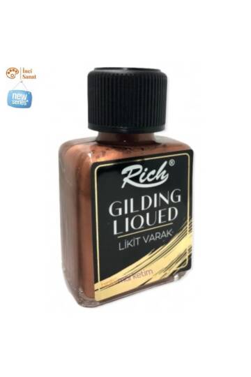 Likit Varak Gilding Liquid Bakır Bronz 75cc