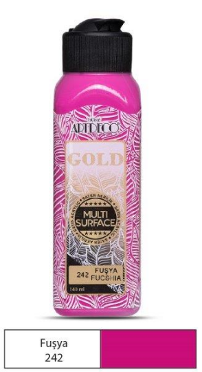 Multi Surface Akrilik Boya 140 ml Fuşya 242