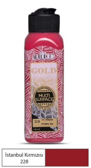 Multi Surface Akrilik Boya 140 ml İst. Kırmızısı 228