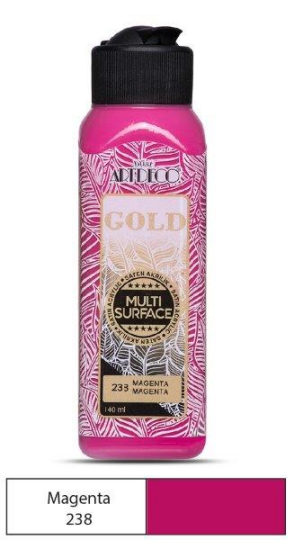 Multi Surface Akrilik Boya 140 ml Magenta 238