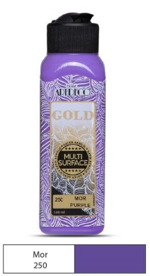 Multi Surface Akrilik Boya 140 ml Mor 250