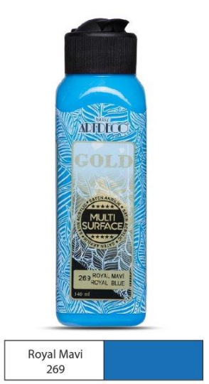 Multi Surface Akrilik Boya 140 ml Royal Mavi 269