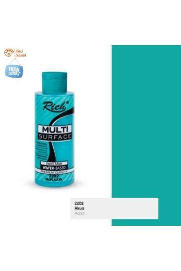 Multi Surface Akua N2202 Her Yüzey Akrilik Boya (Cam,Ahşap,Tuval,Seramik,Plastik,Duvar) 120cc
