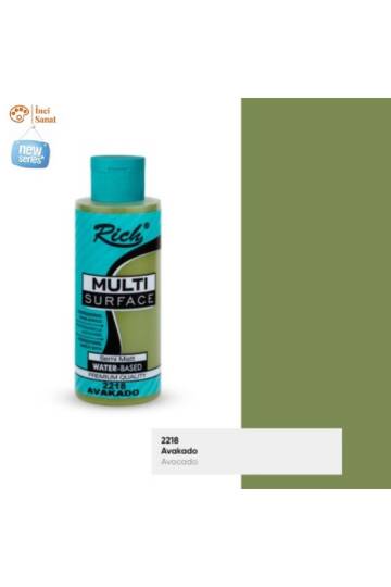 Multi Surface Avokado N2218 Her Yüzey Akrilik Boya (Cam,Ahşap,Tuval,Seramik,Plastik,Duvar) 120cc