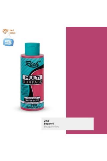 Multi Surface Begonvil N2152 Her Yüzey Akrilik Boya (Cam,Ahşap,Tuval,Seramik,Plastik,Duvar) 120cc