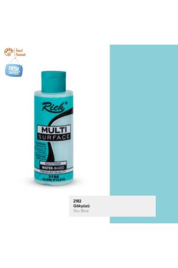 Multi Surface Gökyüzü N2188 Her Yüzey Akrilik Boya (Cam,Ahşap,Tuval,Seramik,Plastik,Duvar) 120cc