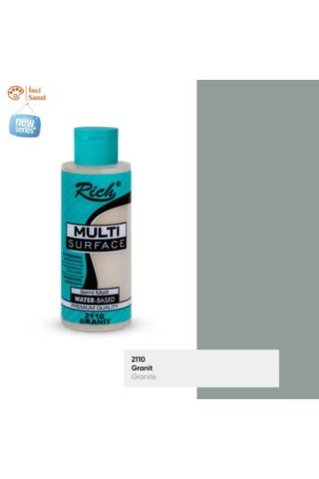 Multi Surface Granit N2110 Her Yüzey Akrilik Boya (Cam,Ahşap,Tuval,Seramik,Plastik,Duvar) 120cc