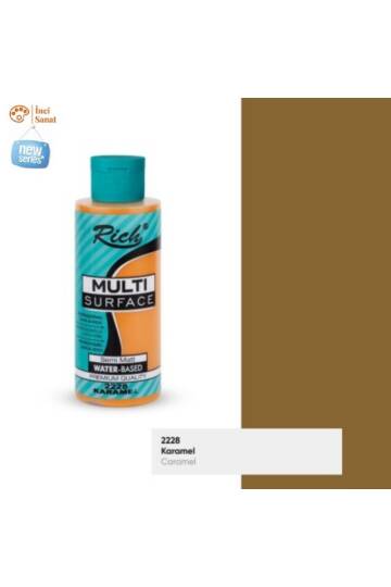 Multi Surface Karamel N2228 Her Yüzey Akrilik Boya (Cam,Ahşap,Tuval,Seramik,Plastik,Duvar) 120cc