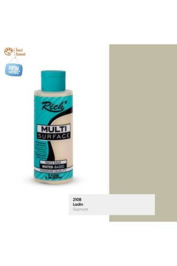 Multi Surface Ladin N2108 Her Yüzey Akrilik Boya (Cam,Ahşap,Tuval,Seramik,Plastik,Duvar) 120cc