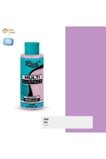 Multi Surface Lila N2168 Her Yüzey Akrilik Boya (Cam,Ahşap,Tuval,Seramik,Plastik,Duvar) 120cc