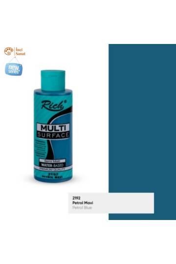 Multi Surface Petrol Mavi N2192 Her Yüzey Akrilik Boya (Cam,Ahşap,Tuval,Seramik,Plastik) 120cc