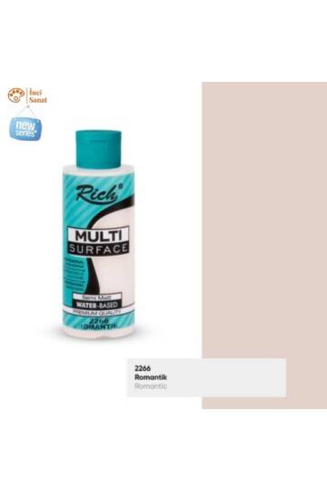 Multi Surface Romantik N2266 Her Yüzey Akrilik Boya (Cam,Ahşap,Tuval,Seramik,Plastik,Duvar) 120cc