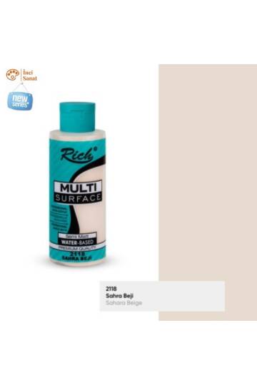 Multi Surface Sahra Beji N2118 Her Yüzey Akrilik Boya (Cam,Ahşap,Tuval,Seramik,Plastik,Duvar) 120cc