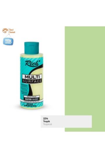 Multi Surface Tropik N2214 Her Yüzey Akrilik Boya (Cam,Ahşap,Tuval,Seramik,Plastik,Duvar) 120cc