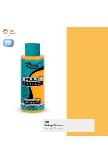 Multi Surface Vintage N2132 Her Yüzey Akrilik Boya (Cam,Ahşap,Tuval,Seramik,Plastik,Duvar) 120cc
