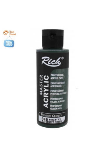 Nefti Boya Akrilik 120cc Master N218 Yoğun Pigment ve Üstüm Kapatıcılık