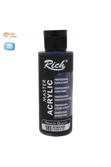 Okyanus Mavi Boya Akrilik 120cc Master N185 Yoğun Pigment ve Üstüm Kapatıcılık