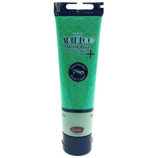 Plus Akrilik Boya 100 ml Tüp Açık Yeşil 460