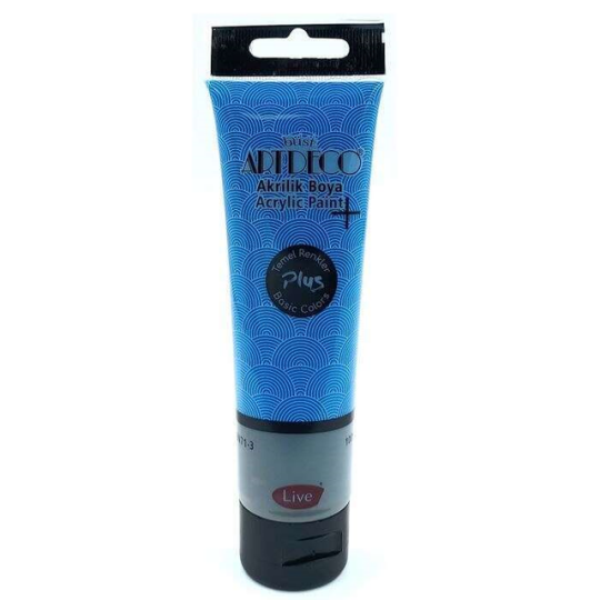 Plus Akrilik Boya 100 ml Tüp Gök Mavisi 450