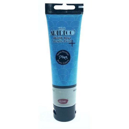 Plus Akrilik Boya 100 ml Tüp İndigo 448