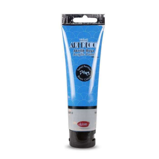 Plus Akrilik Boya 100 ml Tüp Toz Pembe 433