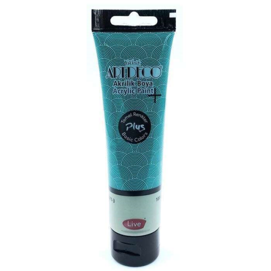 Plus Akrilik Boya 100 ml Tüp Yeşil 463