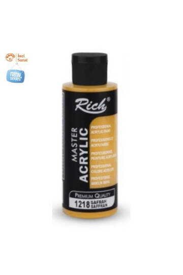 Safran Boya Akrilik 120cc Master N1218 Yoğun Pigment ve Üstüm Kapatıcılık