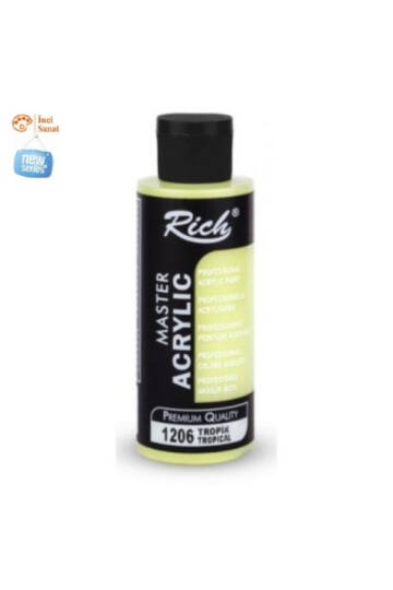 Tropik Boya Akrilik 120cc Master N1206 Yoğun Pigment ve Üstüm Kapatıcılık