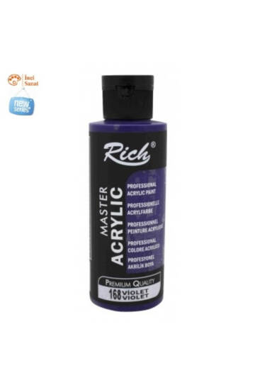 Violet Boya Akrilik 120cc Master N168 Yoğun Pigment ve Üstüm Kapatıcılık
