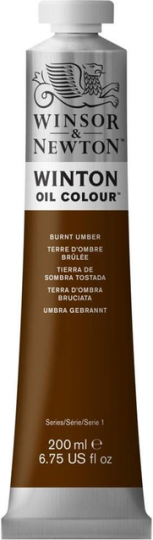 Winton 200 ml Yağlı Boya Burnt Umber 076