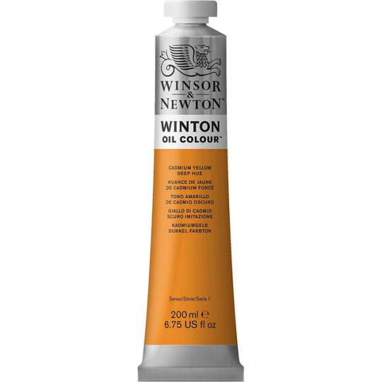 Winton 200 ml Yağlı Boya Cad. Yellow Deep Hue 115