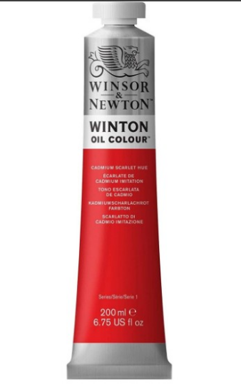Winton 200 ml Yağlı Boya Cadmium Scarlet Hue 107