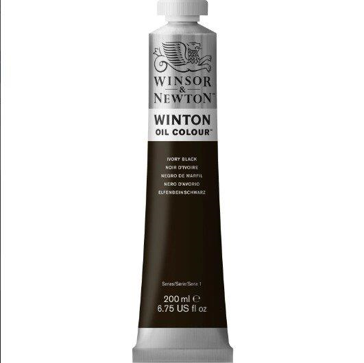 Winton 200 ml Yağlı Boya Ivory Black 331