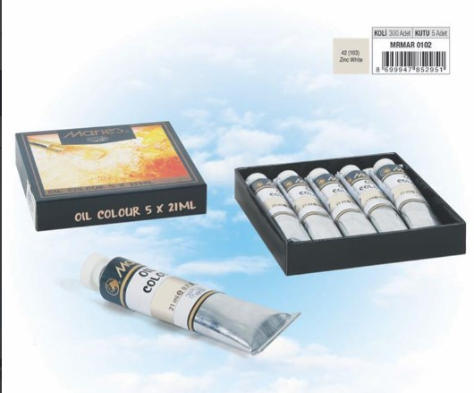 Yağlı Boya -  Zinc White (103) 21 ml Yağlı Boya